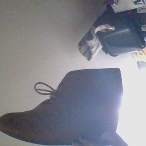 brown hell boots size in 8 women